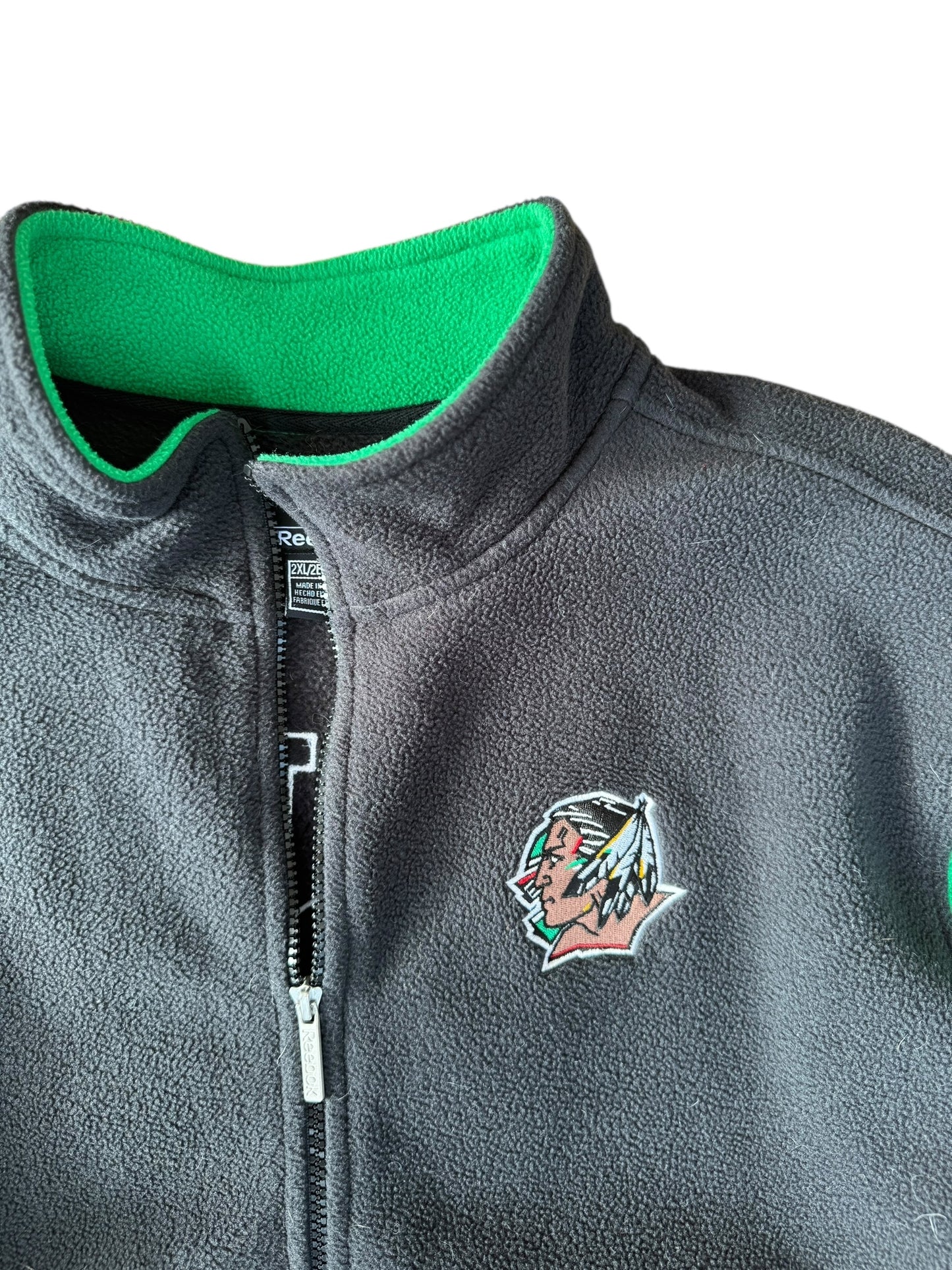 VINTAGE FIGHTING SIOUX ZIPPER FLEECE (XXL)