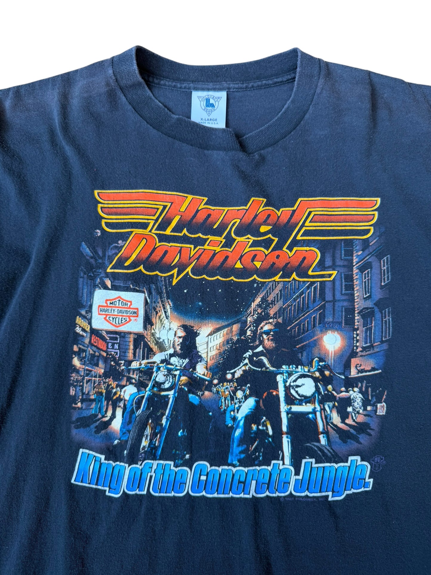 1989 VINTAGE HD KING OF THE CONCRETE JUNGLE TEE (XL)