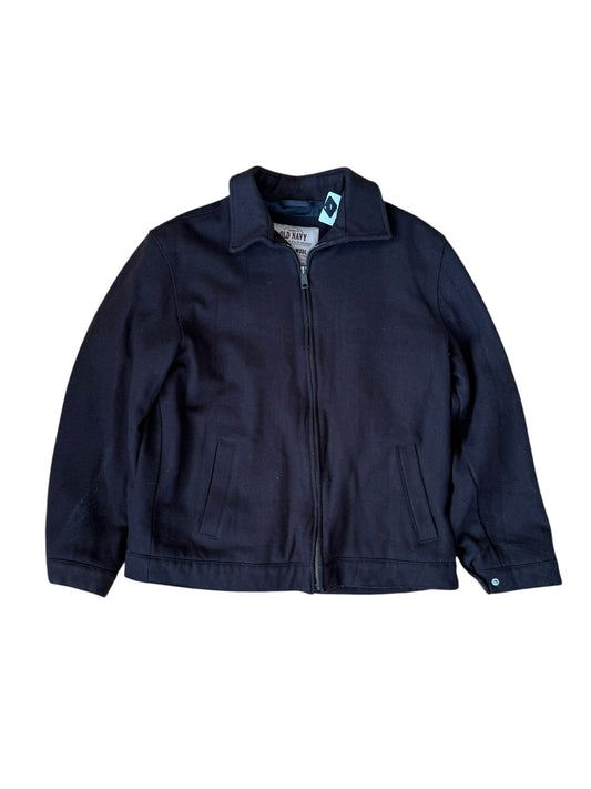 Y2K VINTAGE OLD NAVY WOOL BOMBER JACKET (L)