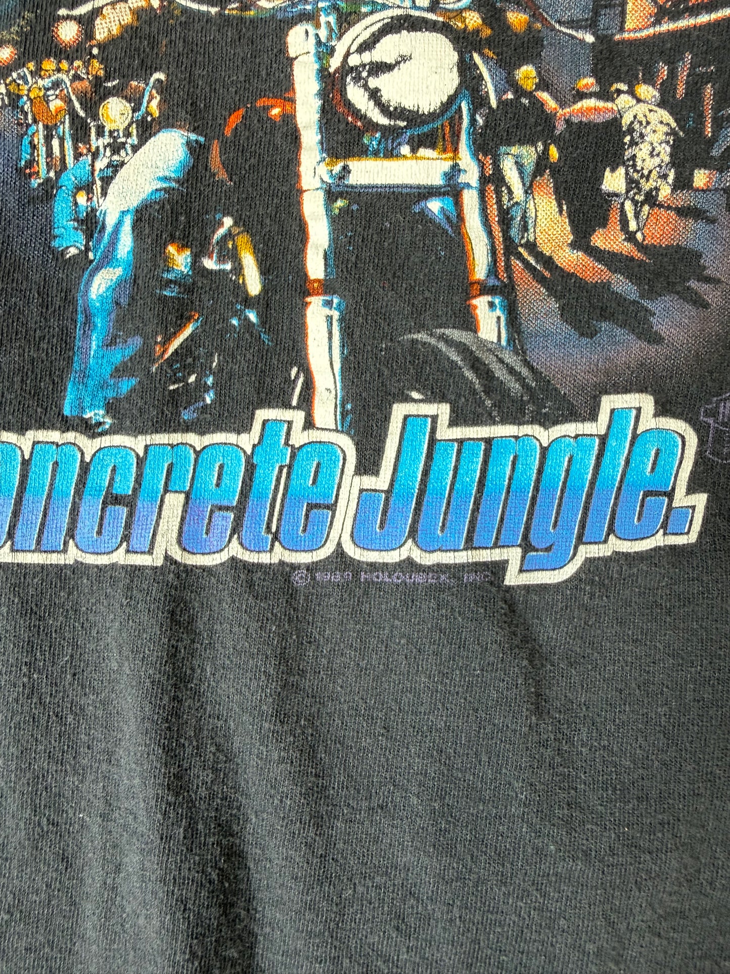 1989 VINTAGE HD KING OF THE CONCRETE JUNGLE TEE (XL)