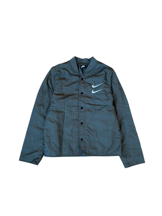 NIKE SWOOSH QUILTED FIELD JACKET OLIVE (M) - MSRP $110