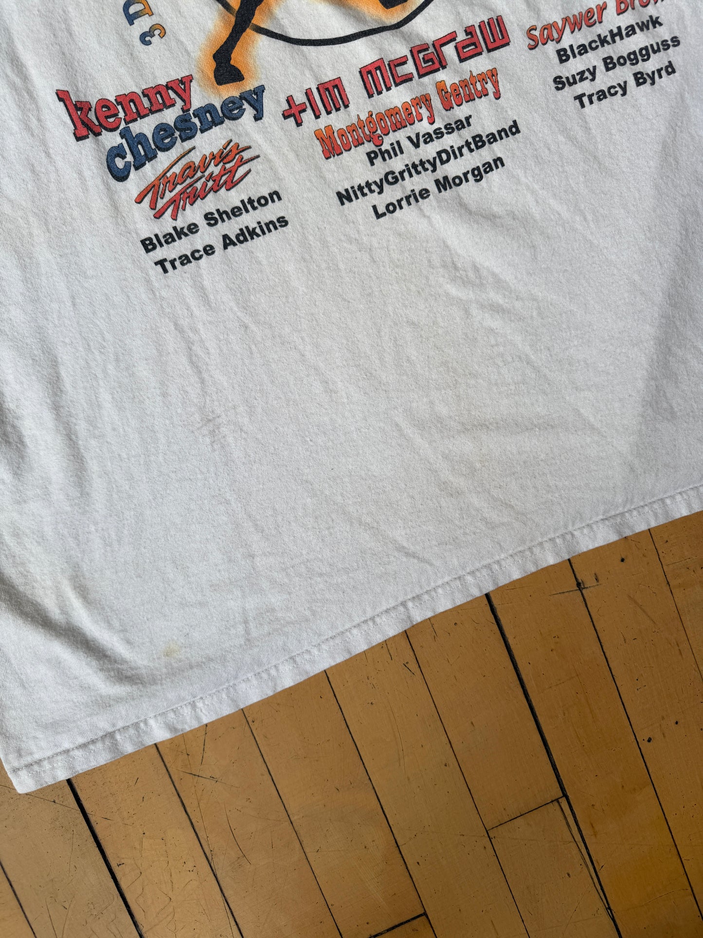 2004 VINTAGE WE FEST BIG NAMES TEE (XXL)