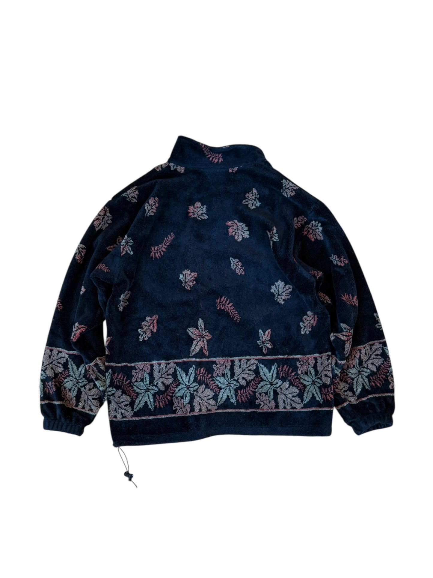 VINTAGE FALL LEAVES FLEECE FULL ZIP (XL/XXL)
