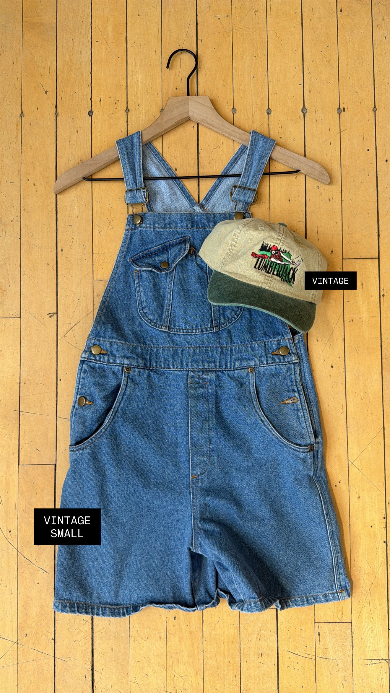 VINTAGE TOPSVILLE SHORTALLS (L)