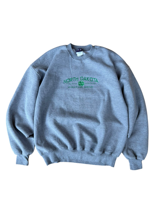 VINTAGE FIGHTING SIOUX EMBROIDERED CREW (XXL)