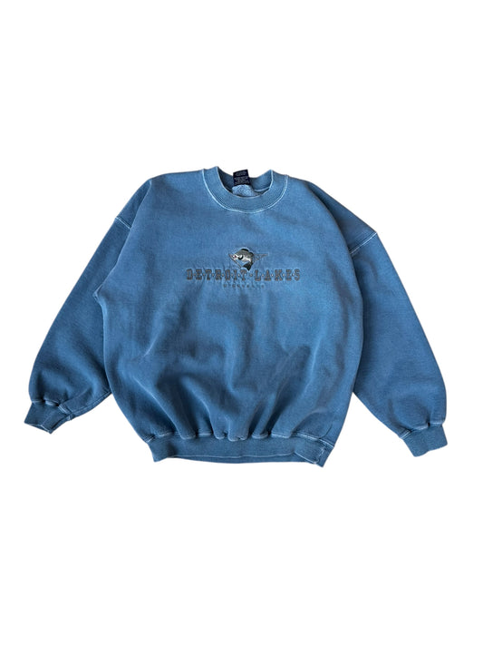 VINTAGE DETROIT LAKES EMB. CREW (M)