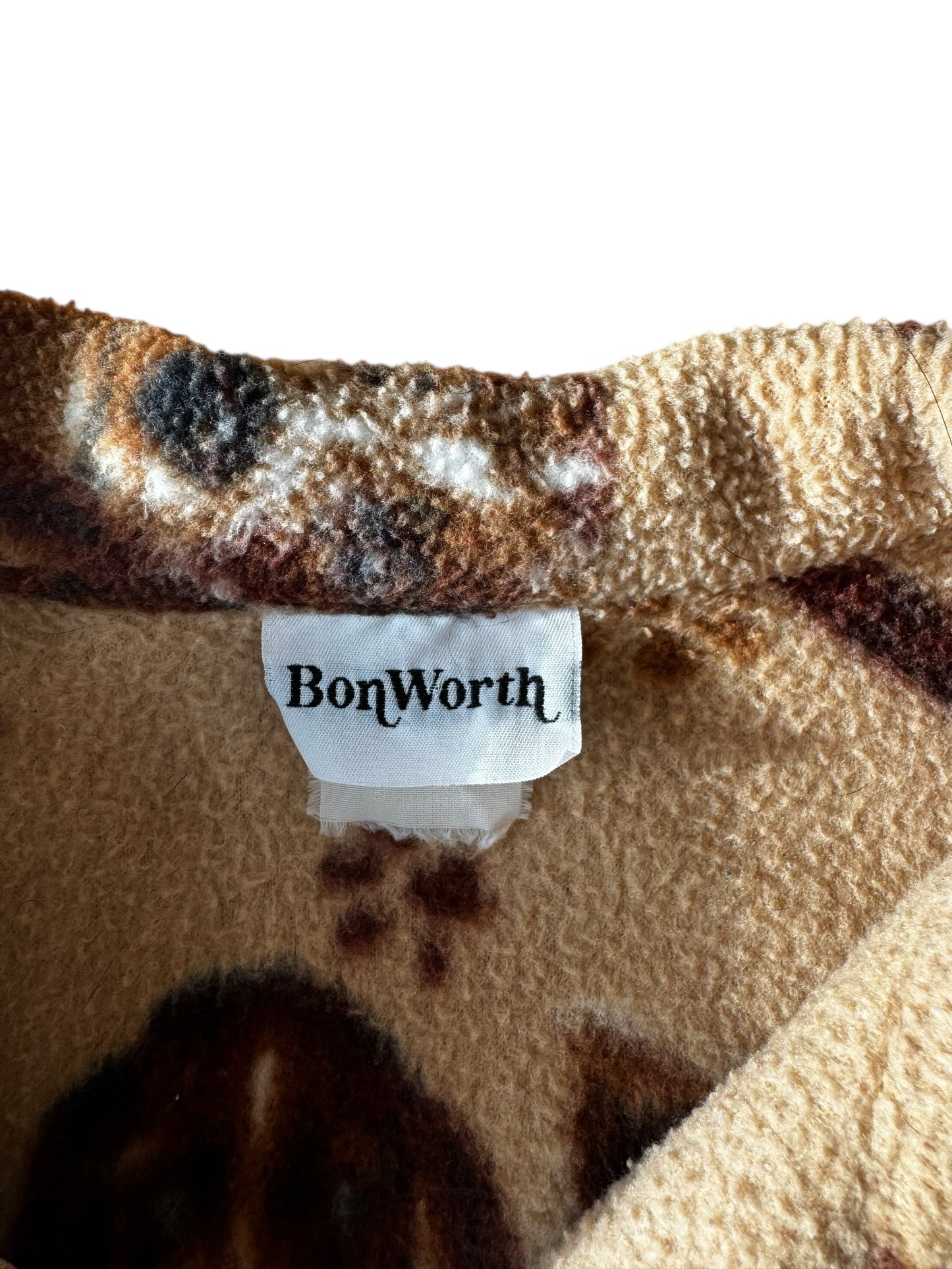 VINTAGE AOP PUPPIES FLEECE (M/L)