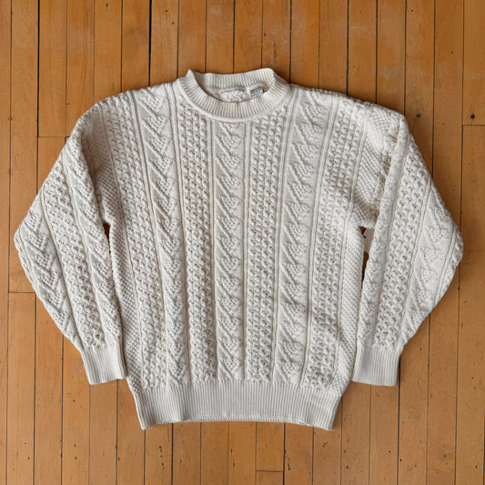 VINTAGE COTTON KNIT SWEATER (LT)