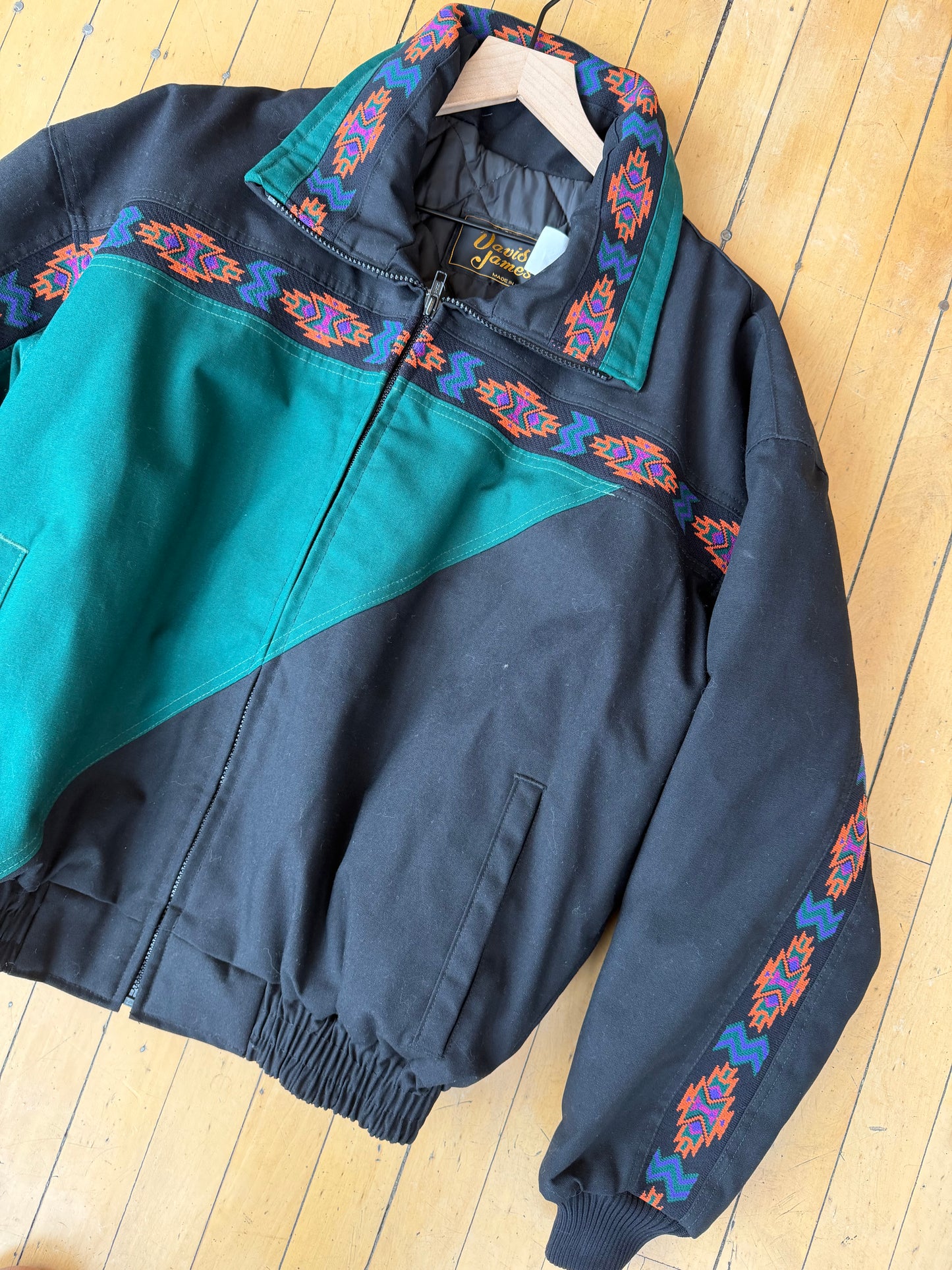 VINTAGE TWO TONE AZTEC JACKET (L)