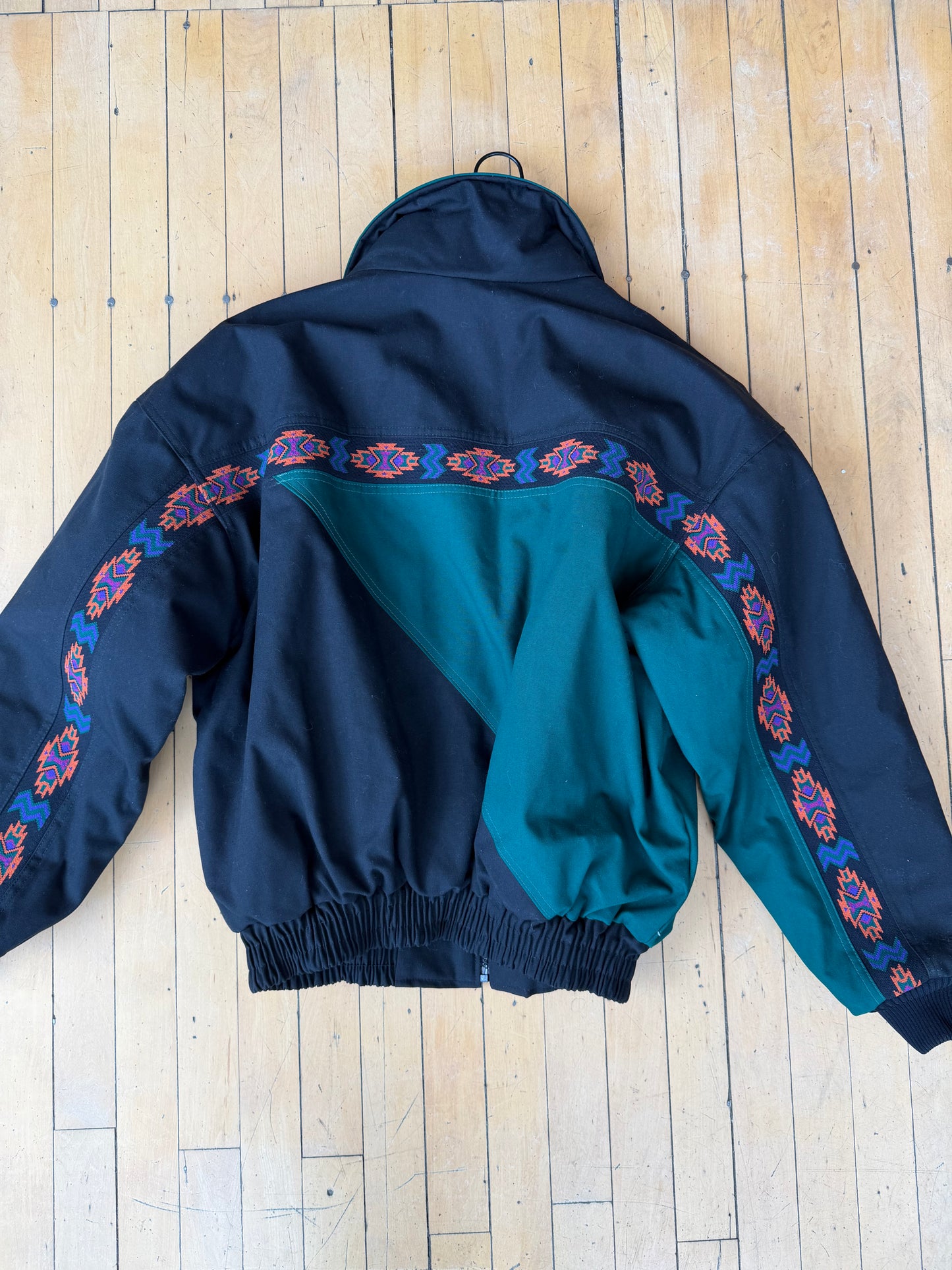 VINTAGE TWO TONE AZTEC JACKET (L)