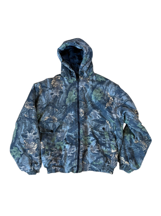 WFS WASHED CAMO ZIP JACKET (XL)