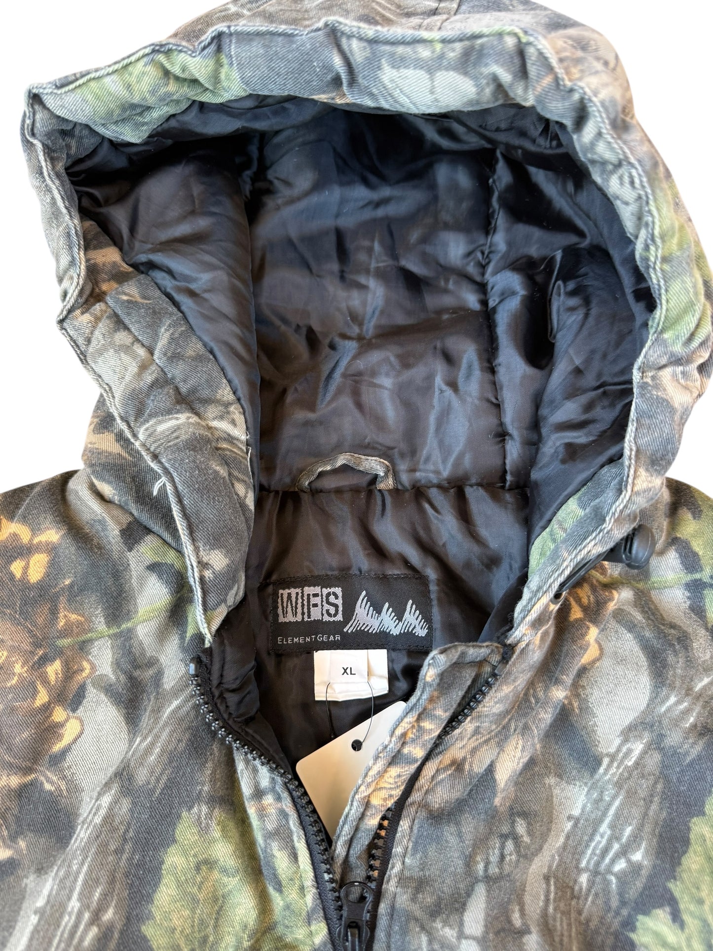 WFS WASHED CAMO ZIP JACKET (XL)