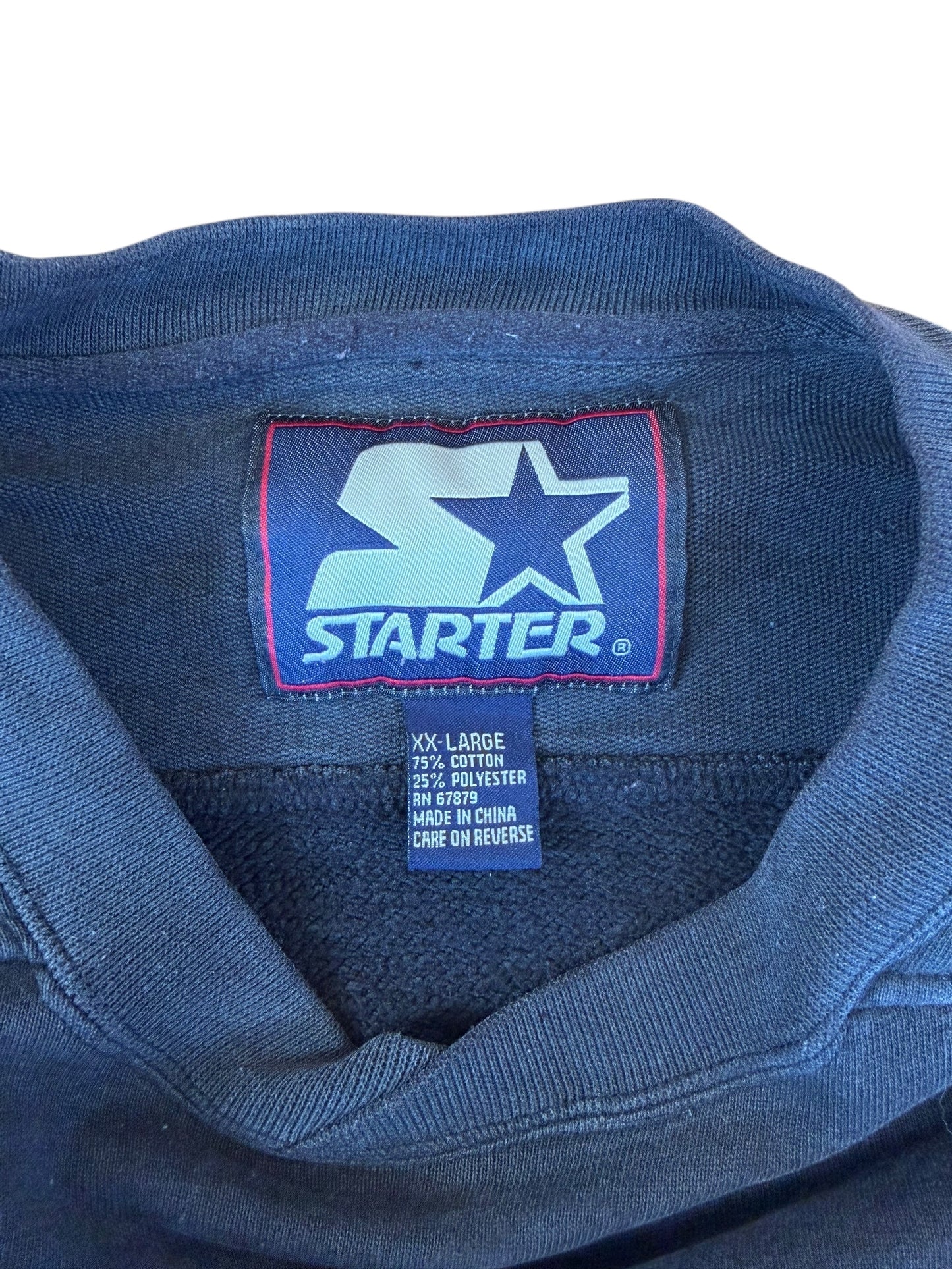 VINTAGE STARTER MN VIKINGS EMBROIDERED CREW (XXL)