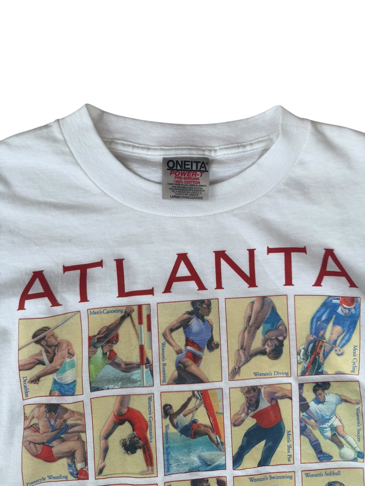 1996 VINTAGE ATLANTA OLYMPICS TEE (L)