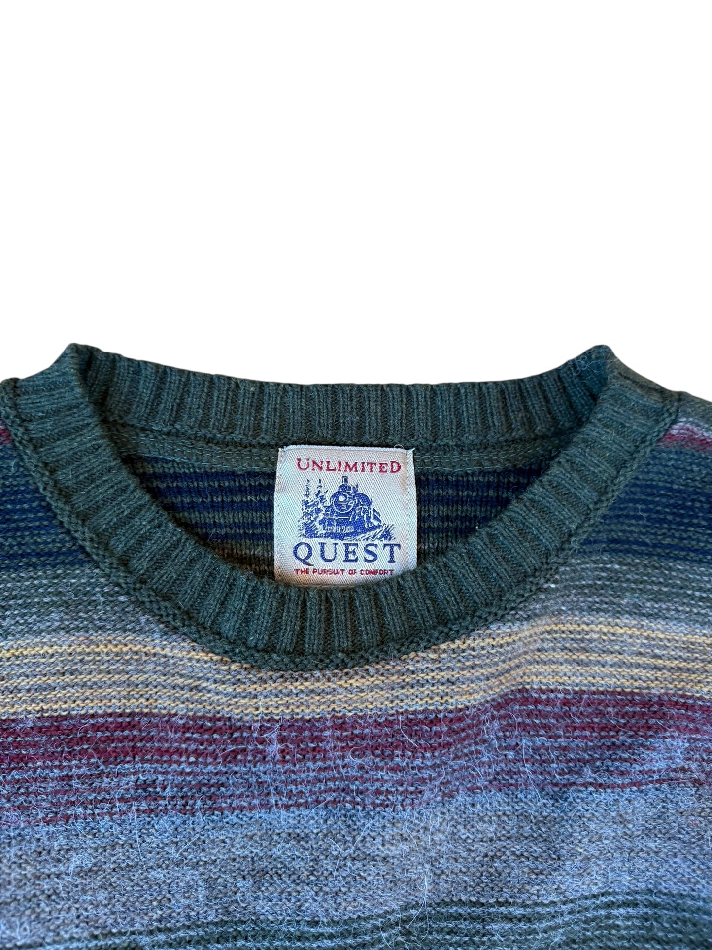 VINTAGE UNLIMITED QUEST WOOL BLEND SWEATER (XL)