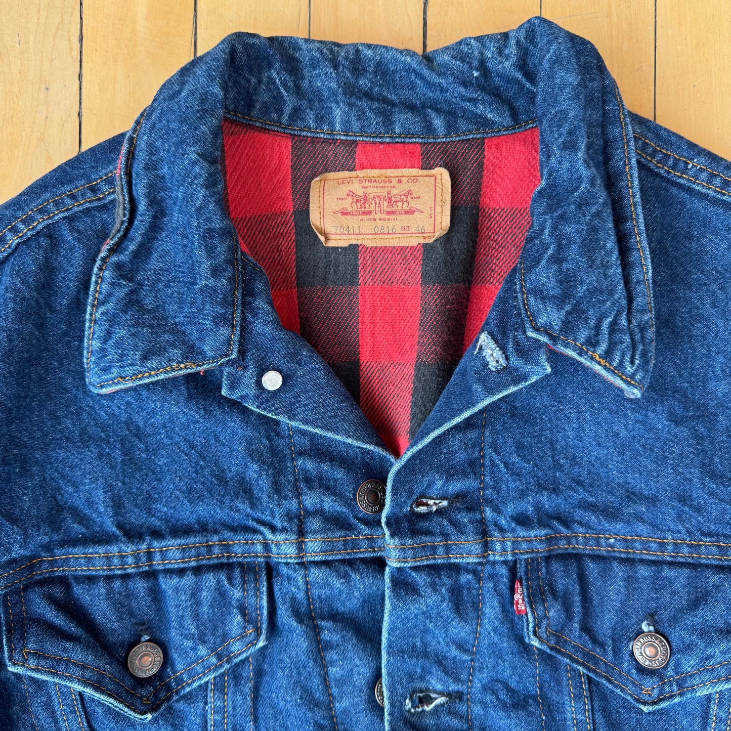 80'S VINTAGE LEVI'S DENIM JACKET (46)