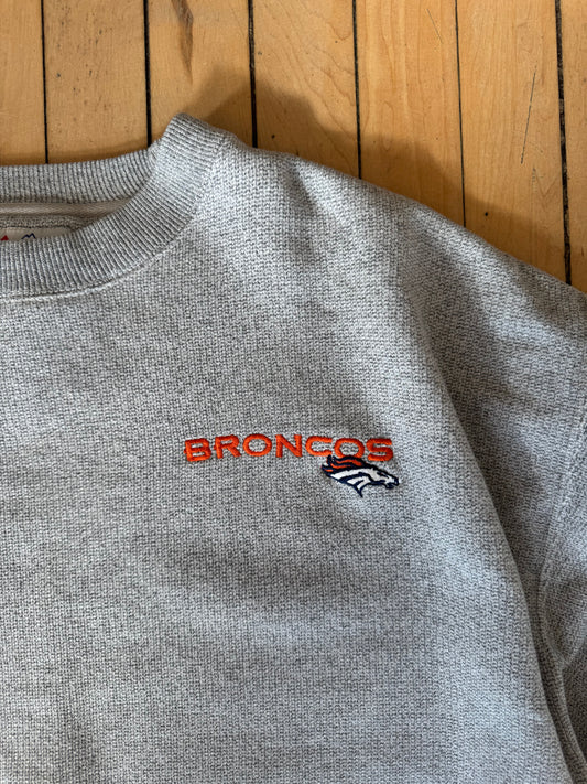 VINTAGE BRONCOS TEXTURED PULLOVER (XL)