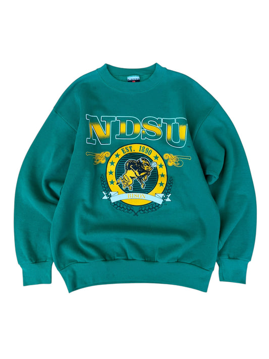VINTAGE KELLY GREEN NDSU BISON SEAL CREW (XL)