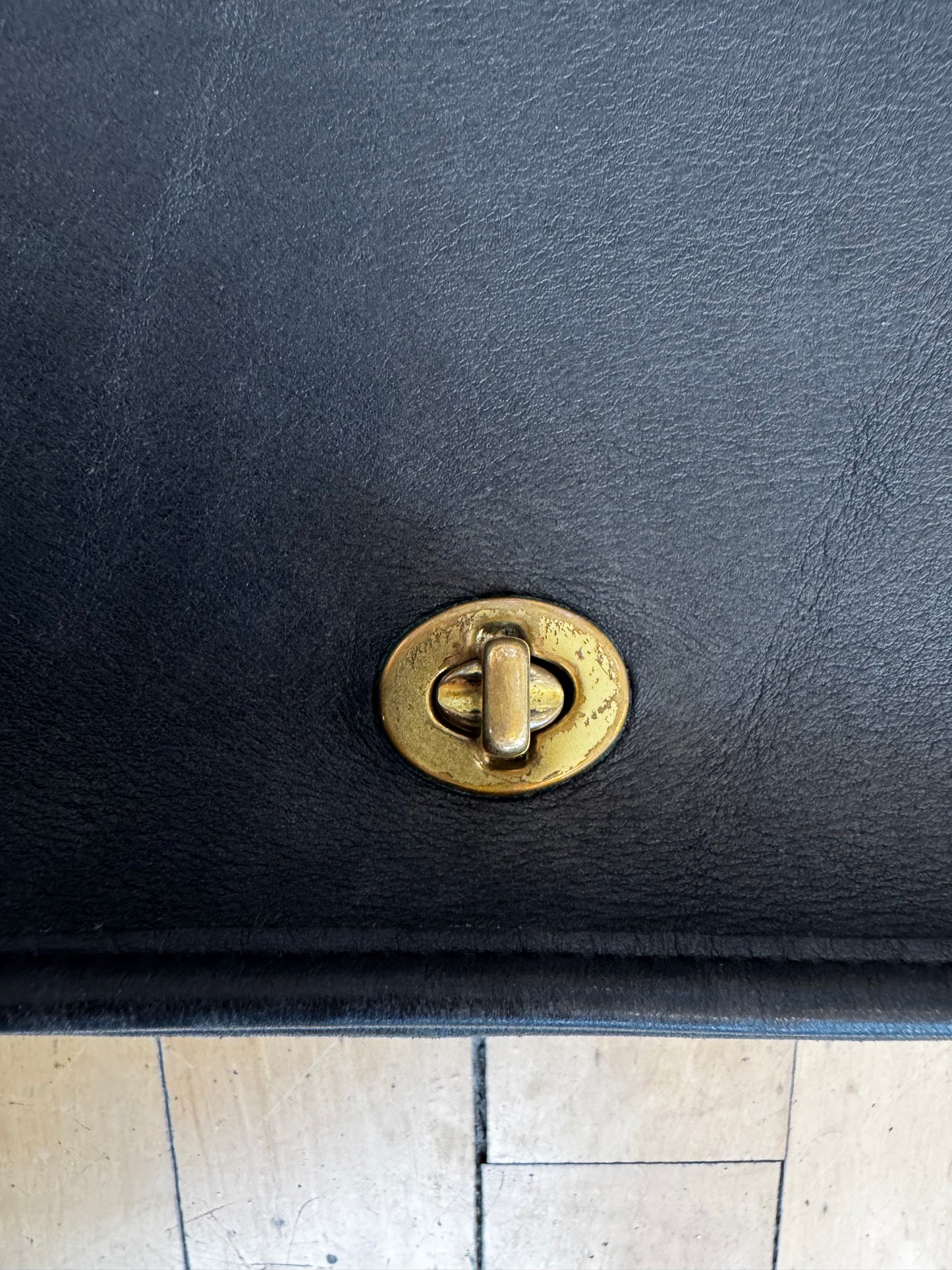 VINTAGE COACH 9635 CONVERTIBLE CLUTCH BAG BLACK