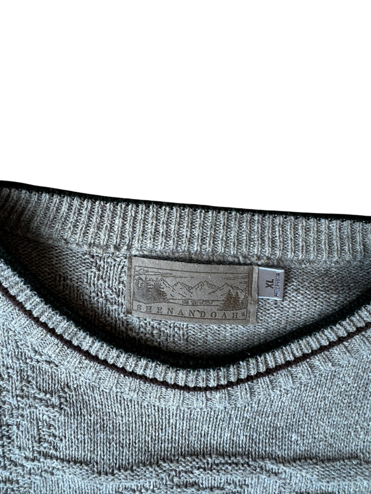 VINTAGE BLACK LAB MALLARD EMB. COTTON SWEATER (XL)