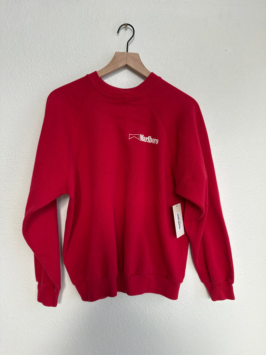 LATE 80'S/EARLY 90'S VINTAGE MARLBORO LOGO CREW (XL)