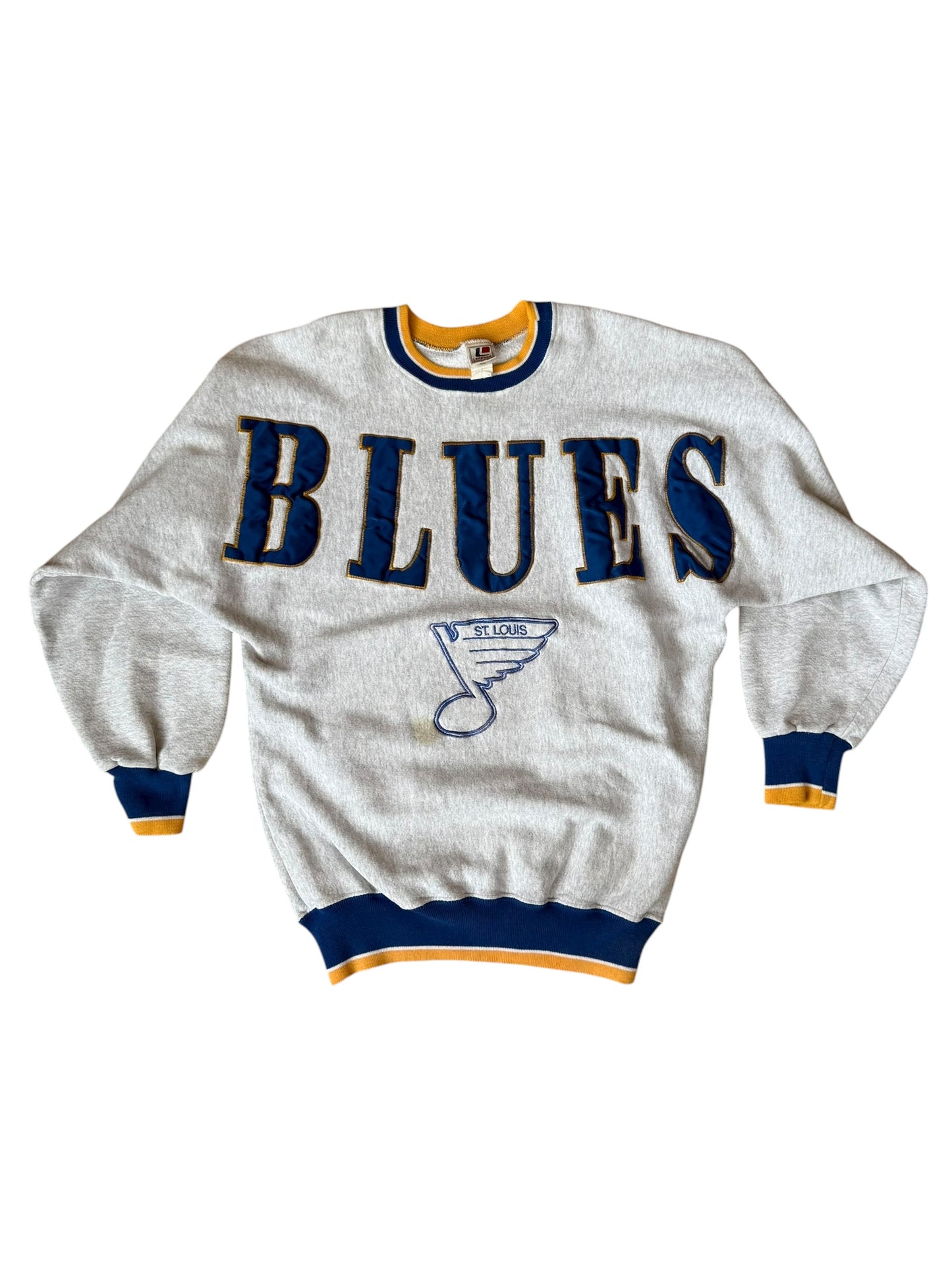 VINTAGE BLUES SPELLOUT CREW (M/L)