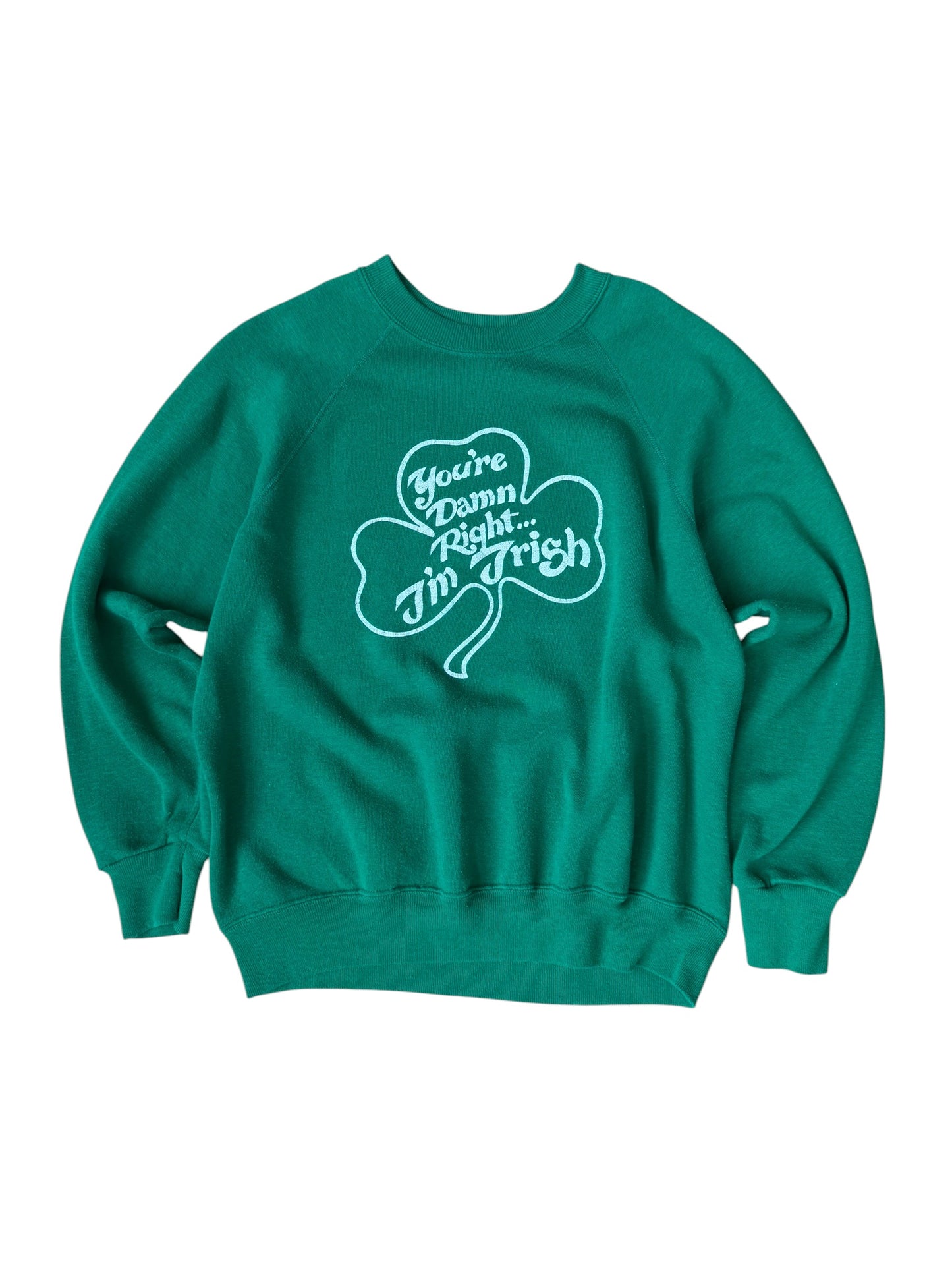 VINTAGE IRISH DAMN RIGHT CREW (XL)