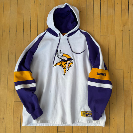 NFL VIKINGS COLORBLOCK HOODIE (XL)