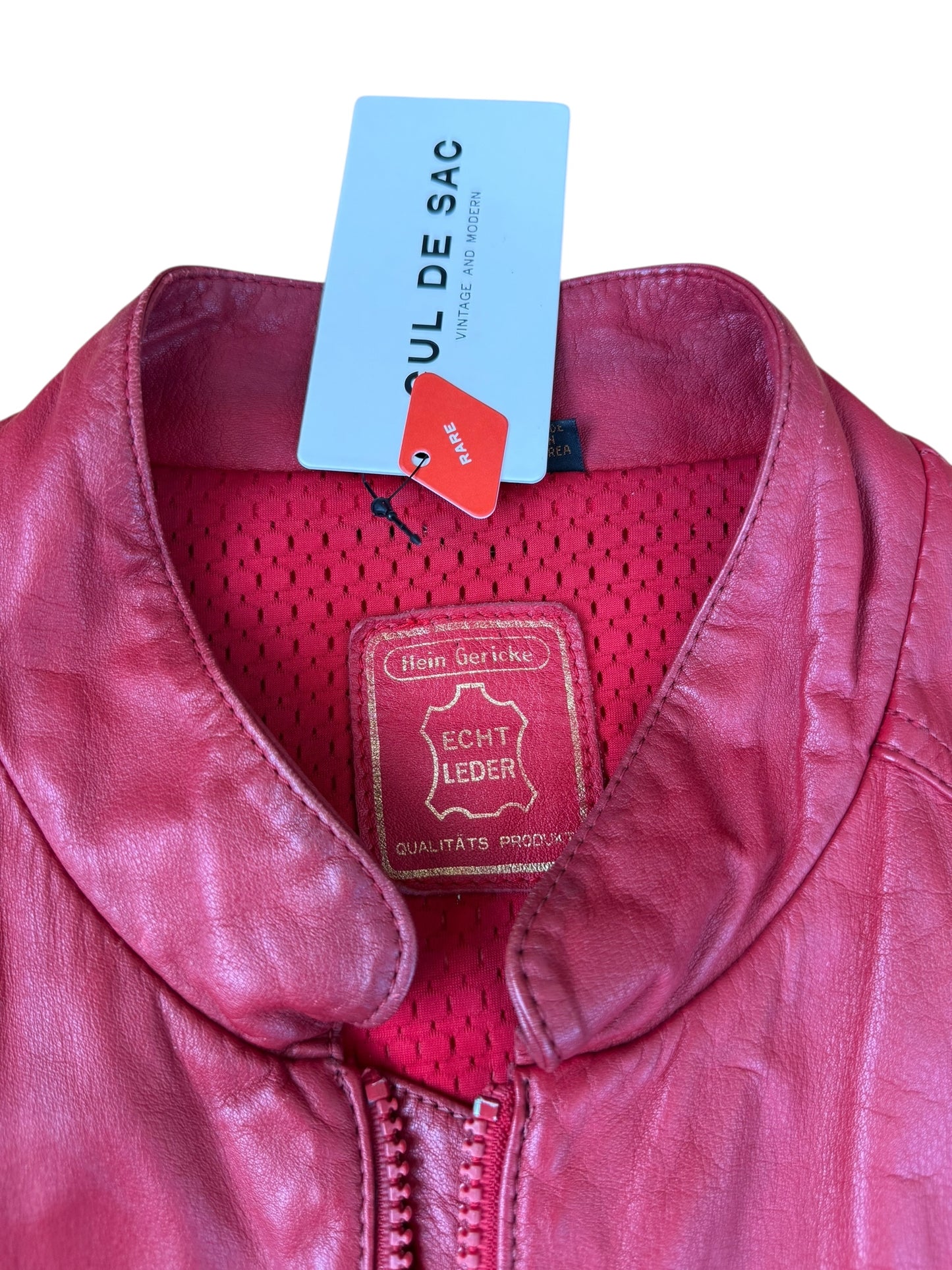 VINTAGE ECHT LEDER LEATHER JACKET (46)