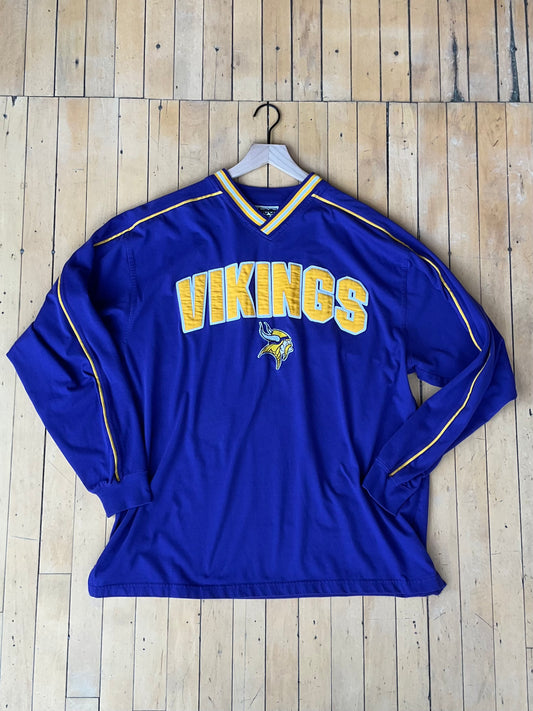 VINTAGE VIKINGS SPELLOUT PATCH CREW (XL)