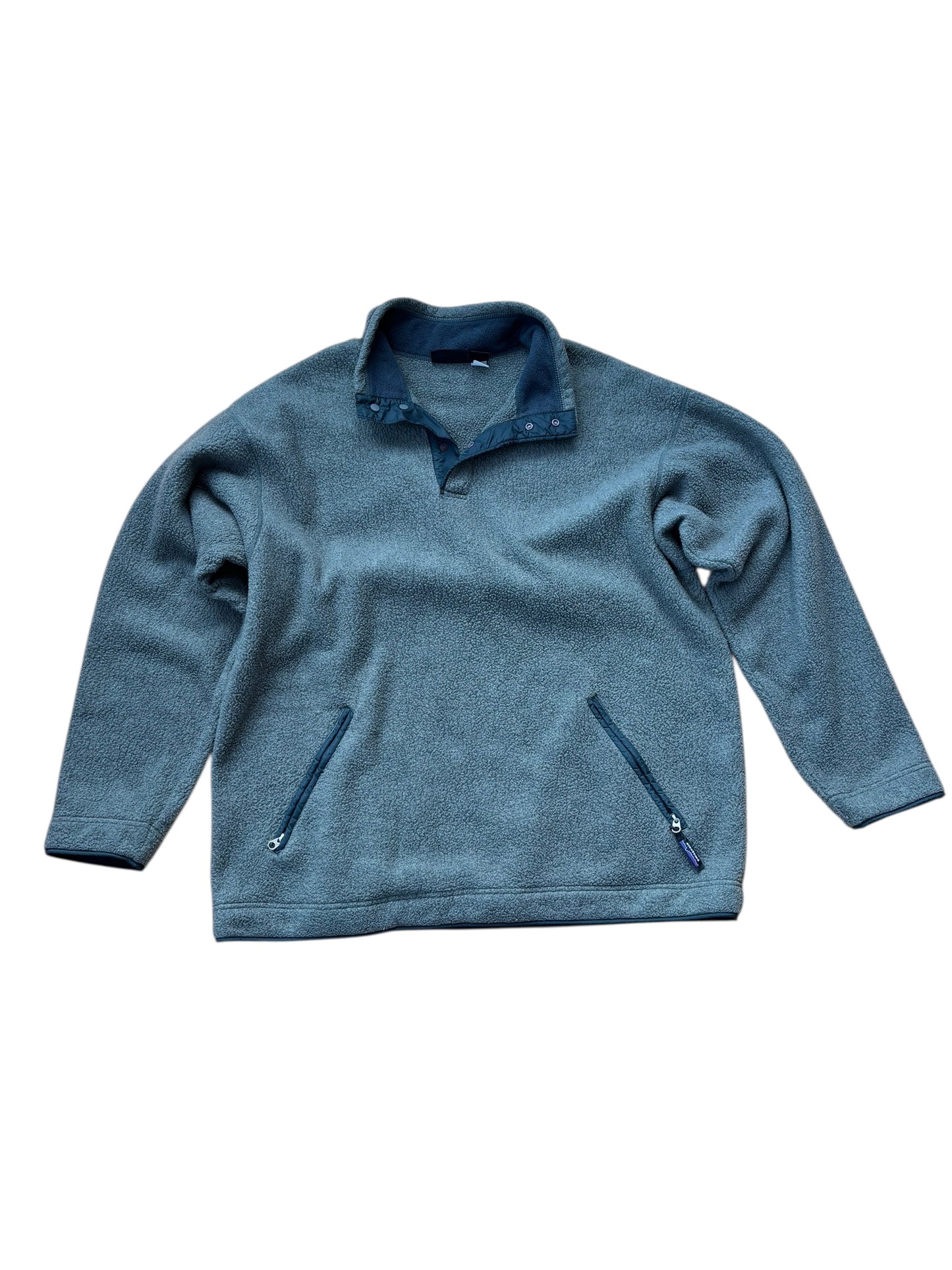 VINTAGE MADE IN USA PATAGONIA QUARTER SNAP (XXL)