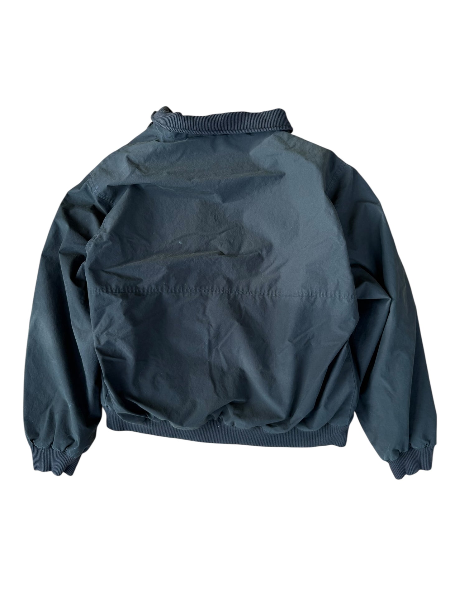 VINTAGE POLO RALPH LAUREN FLEECE LINED BOMBER JACKET (L)