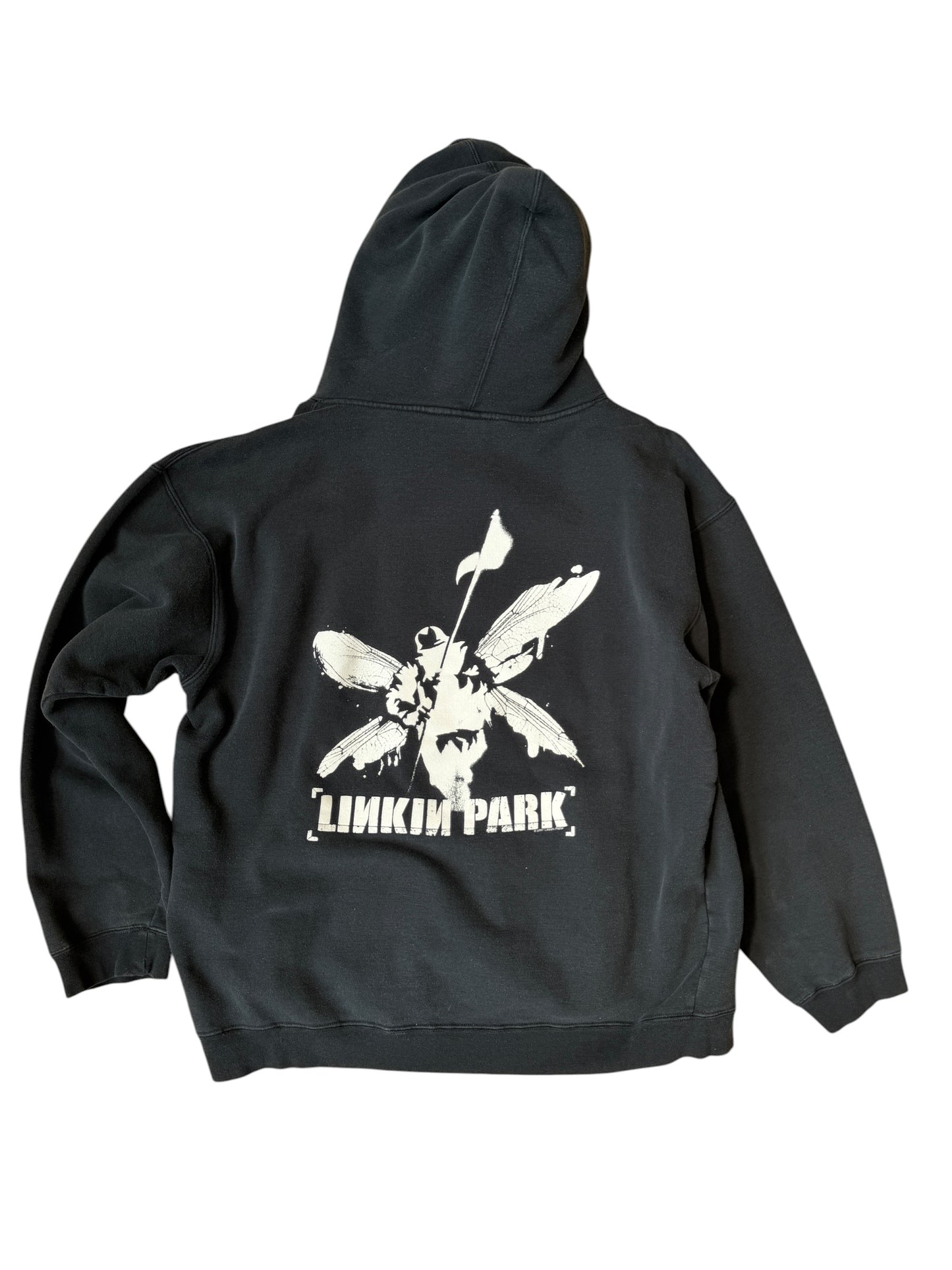 2001 Y2K VINTAGE LINKIN PARK THEORY DOUBLE SIDED HOODIE (L/XL)
