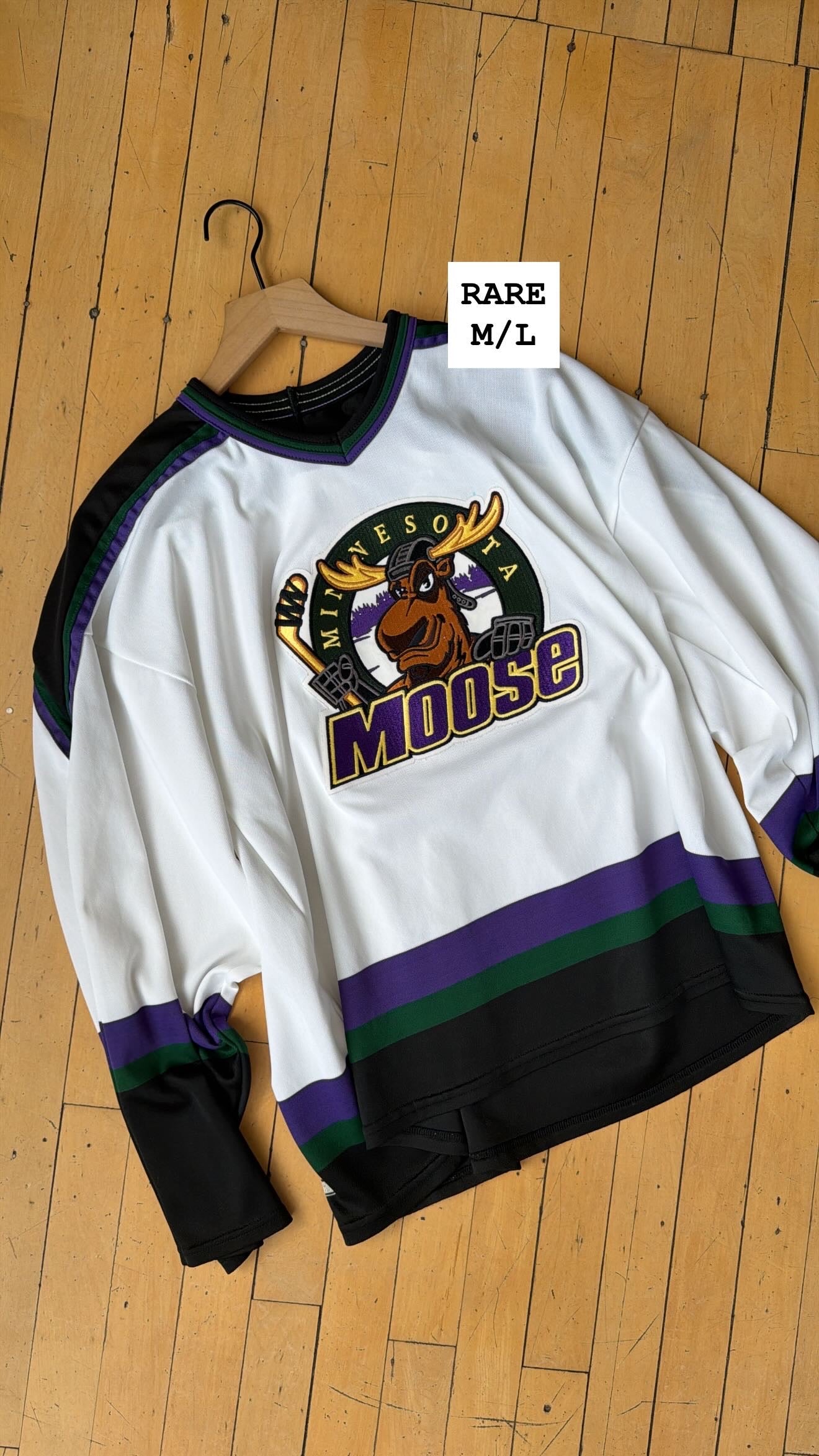VINTAGE MINNESOTA MOOSE JERSEY (M/L)