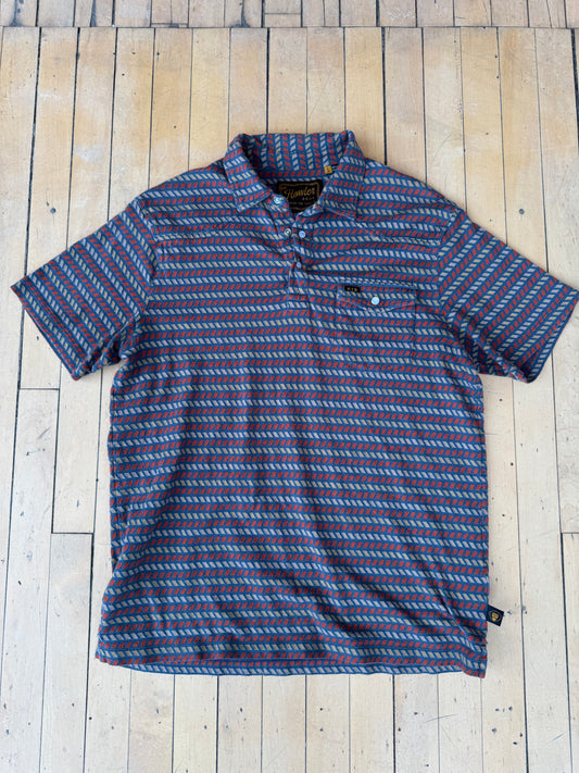 HOWLER BROS PEARL SNAP POLO - MSRP: $75 (L)