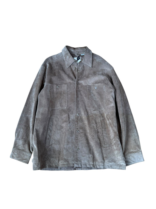 VINTAGE PERRY ELLIS SUEDE JACKET (L)