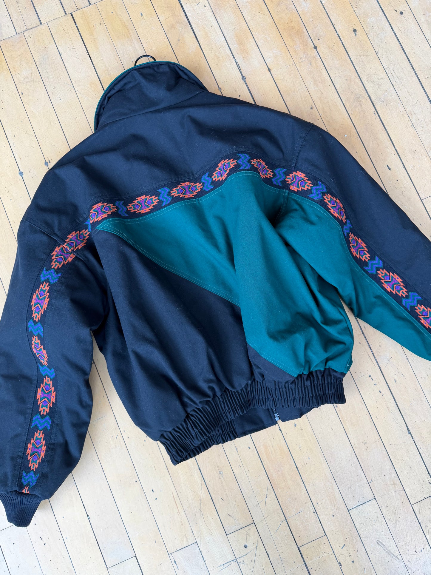 VINTAGE TWO TONE AZTEC JACKET (L)