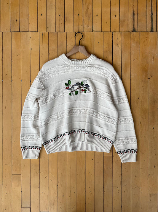VINTAGE COTTON CABELA'S BIRD SWEATER (XL)