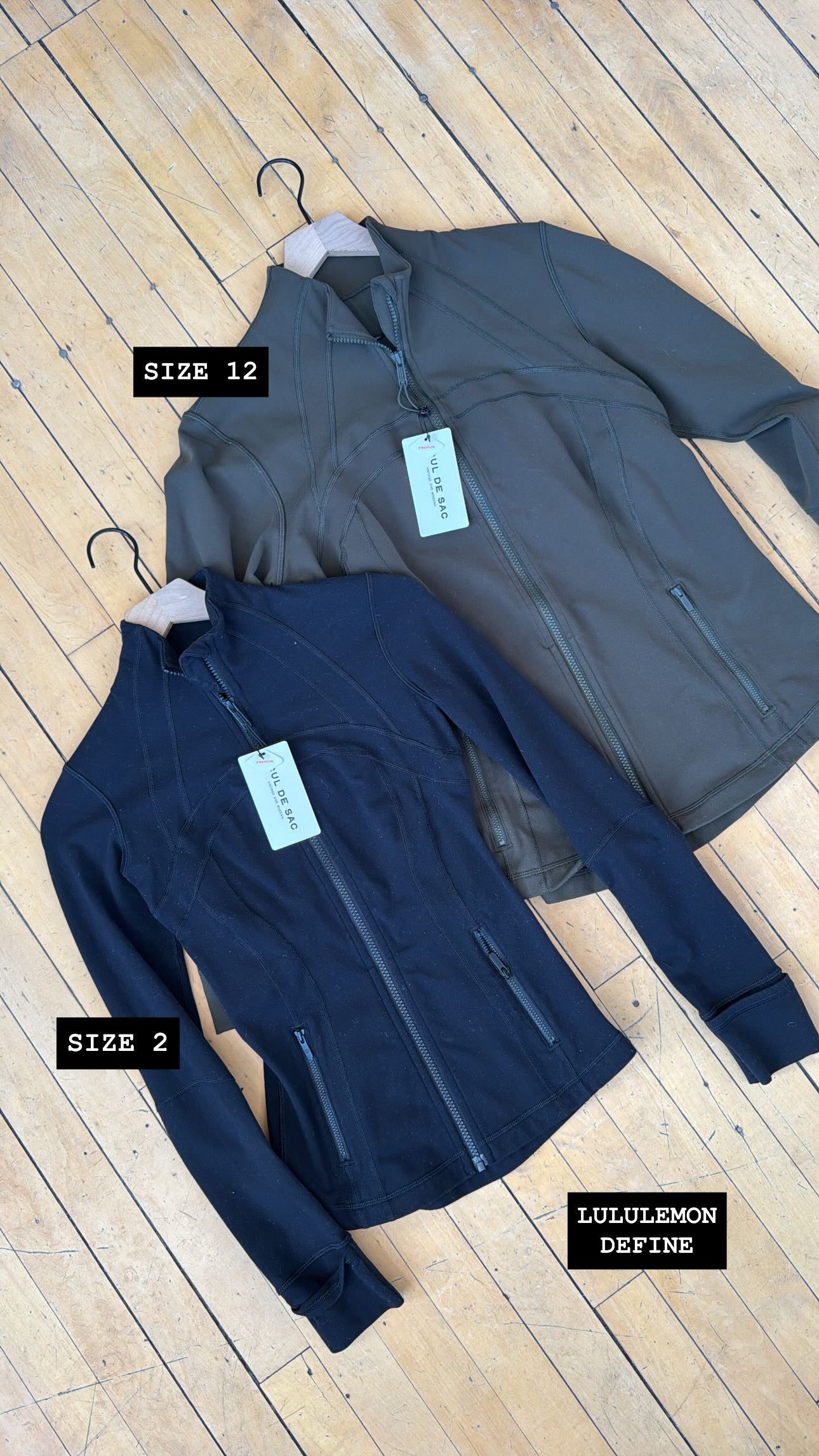 LULULEMON DEFINE JACKET BLACK (2) - MSRP $128