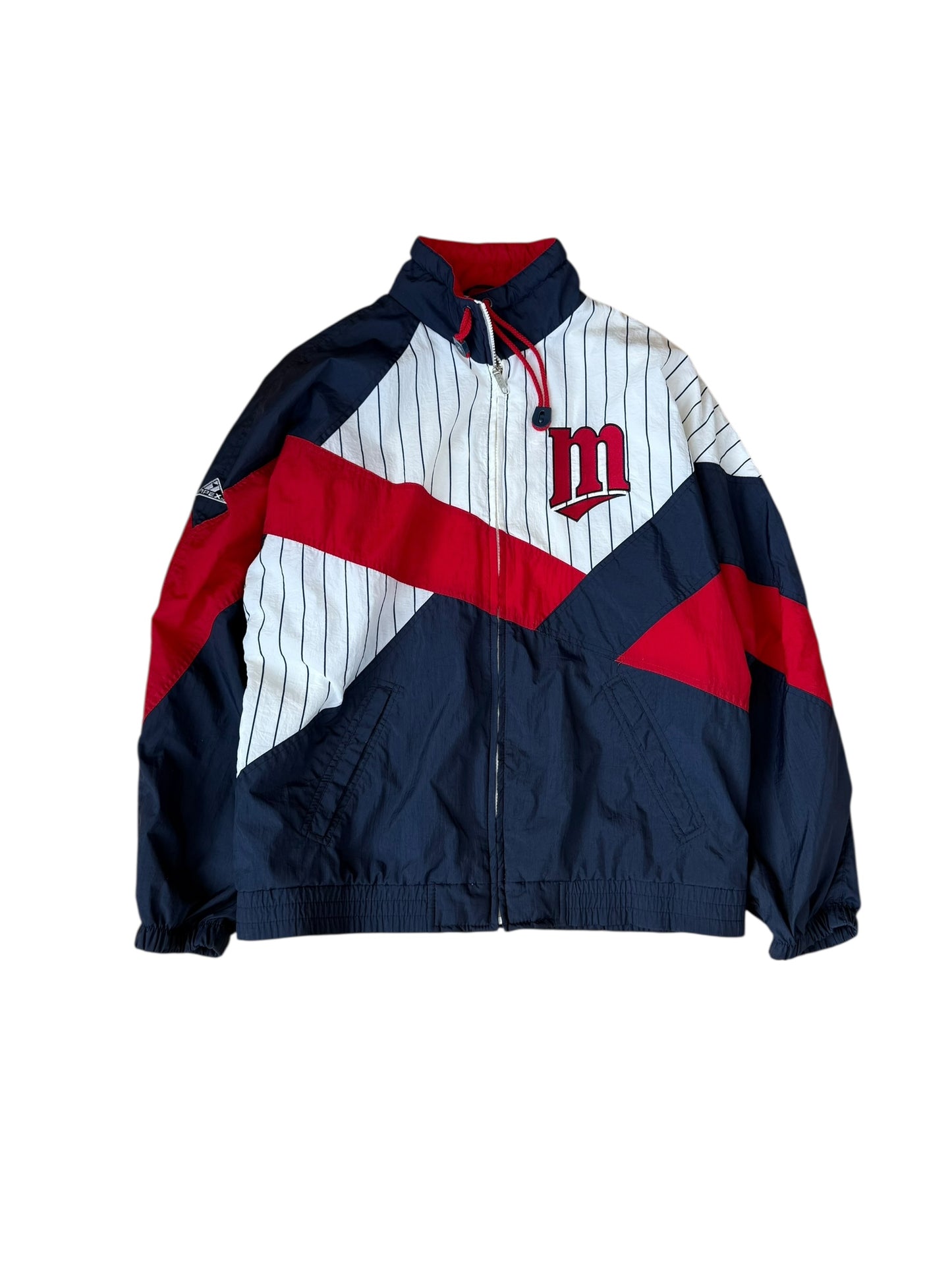 90'S MINNESOTA COLORBLOCK TWINS JACKET (L)