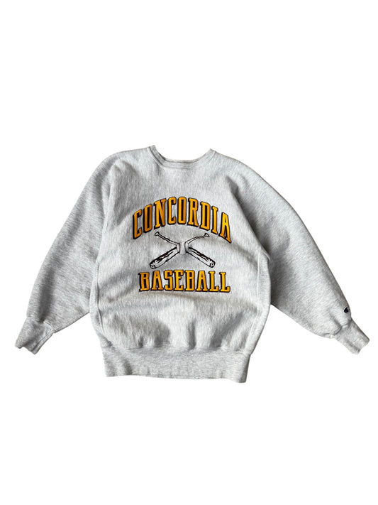 VINTAGE CHAMPION CONCORDIA BASEBALL CREWNECK (XL)