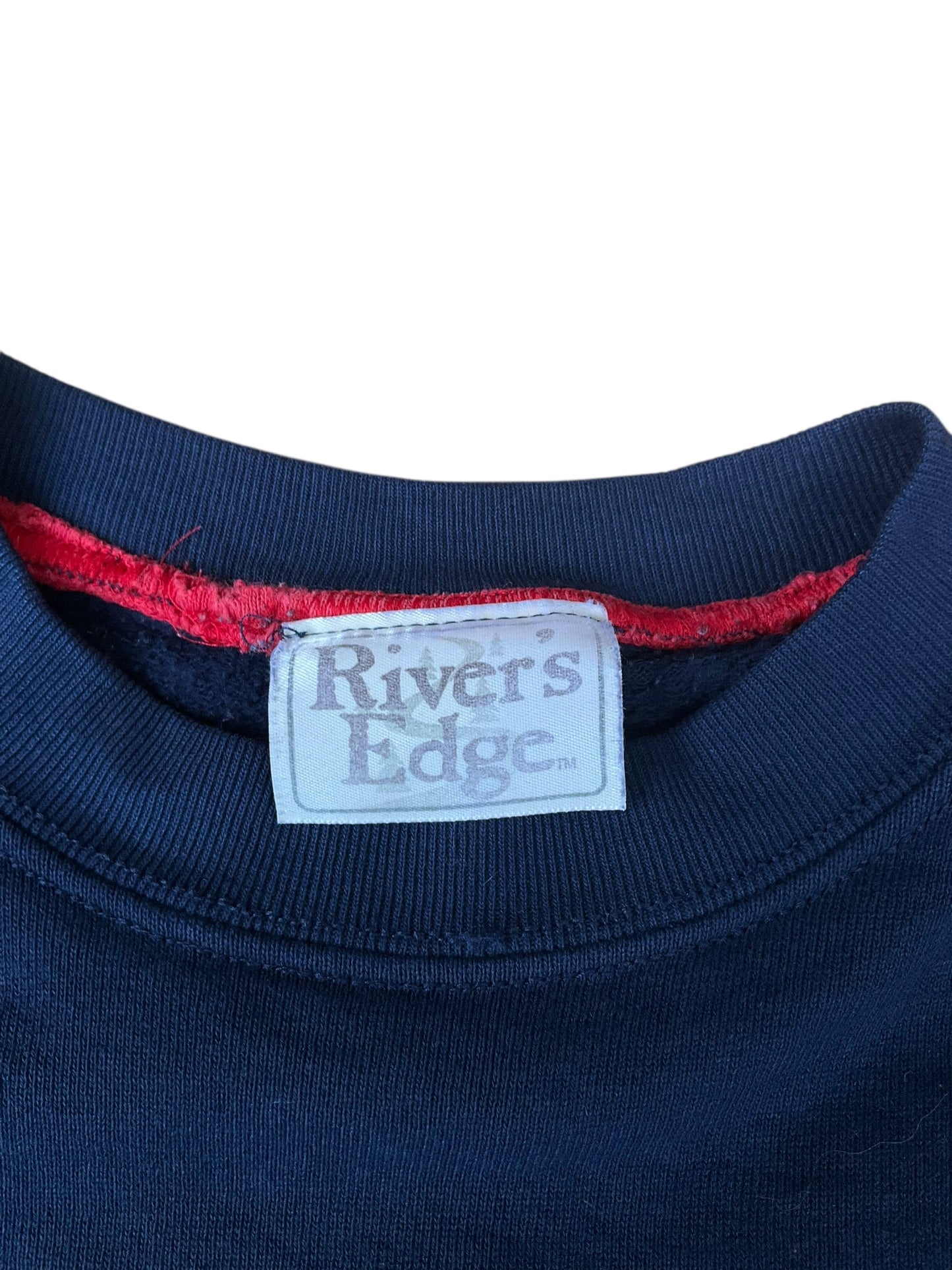 VINTAGE MADE IN USA EMB. REINDEER CREW (XL)