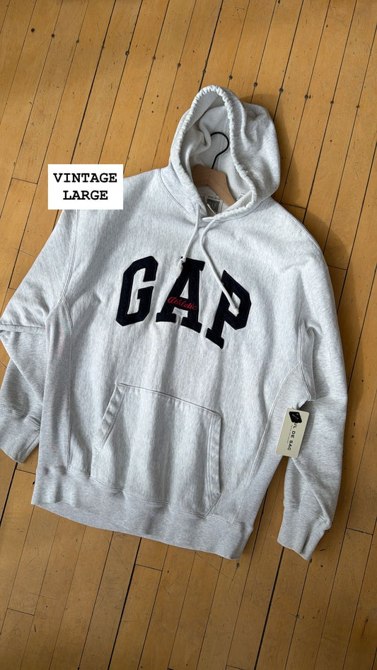VINTAGE GAP ATHLETIC HEAVYWEIGHT HOODIE (L)