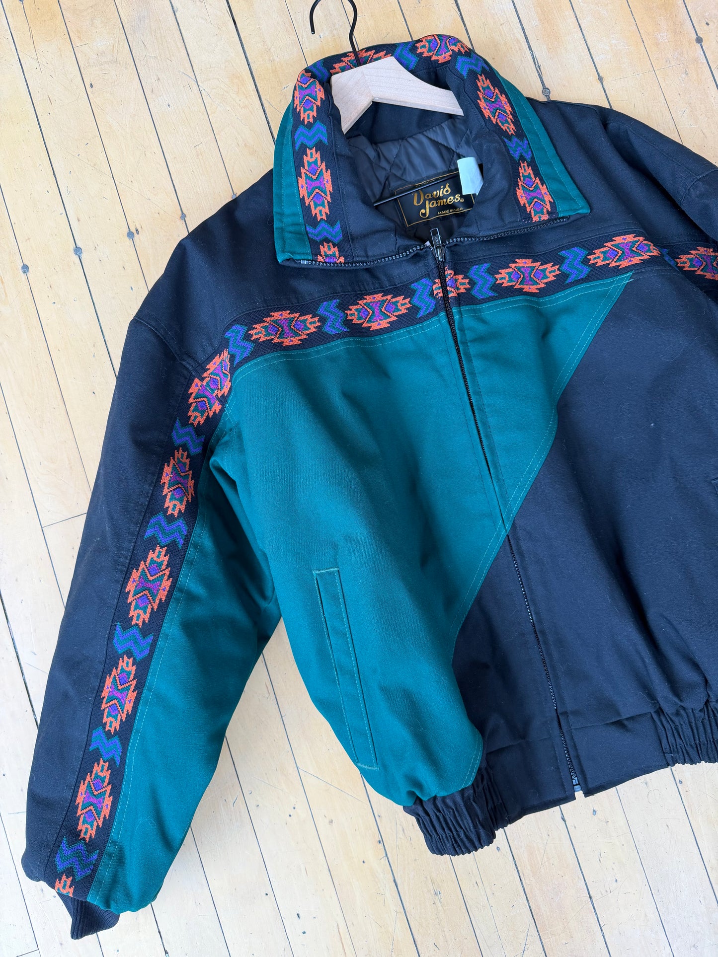 VINTAGE TWO TONE AZTEC JACKET (L)