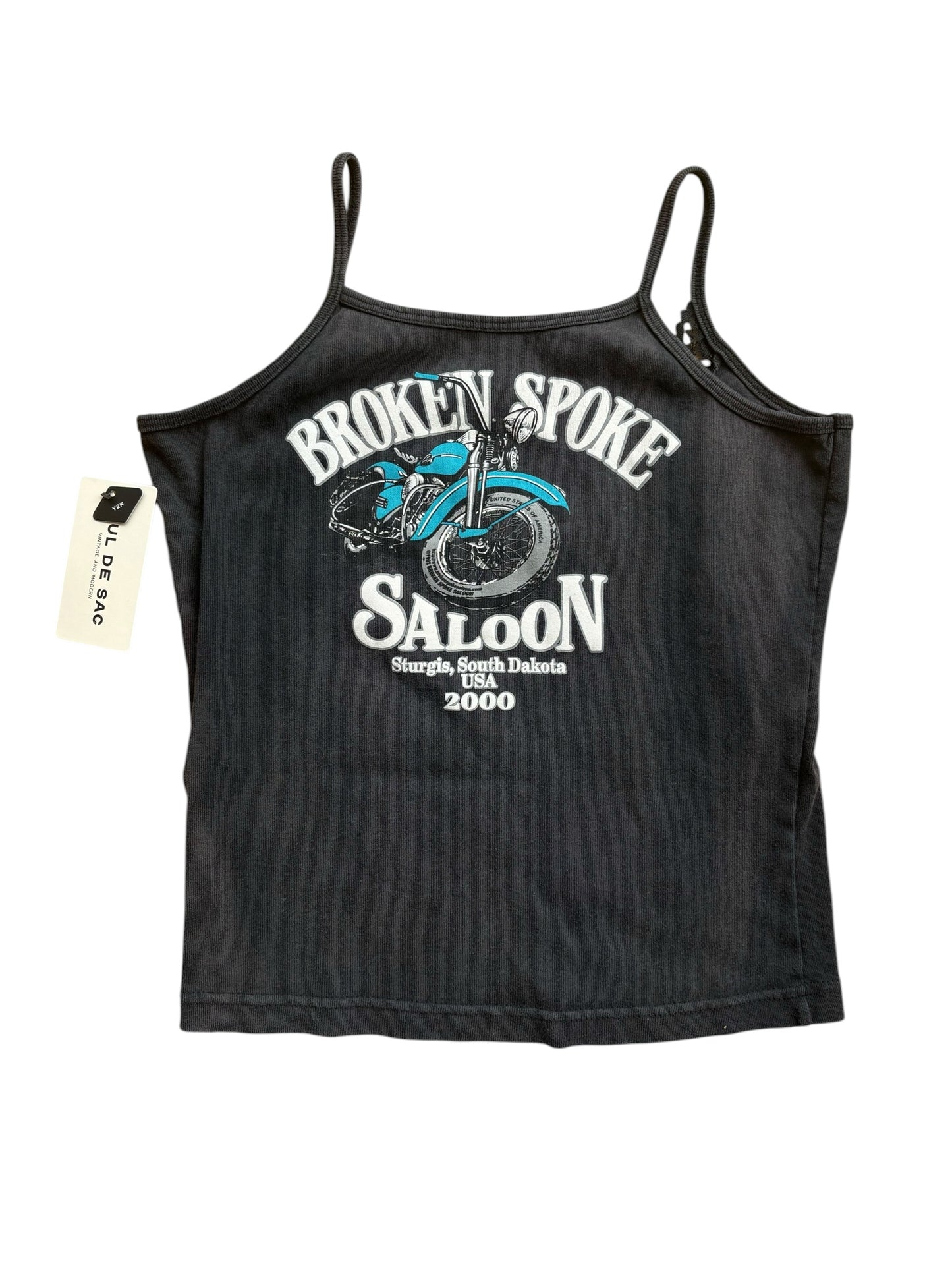2000 VINTAGE Y2K BROKE SPOKE SALOON STURGIS TANK (XL)