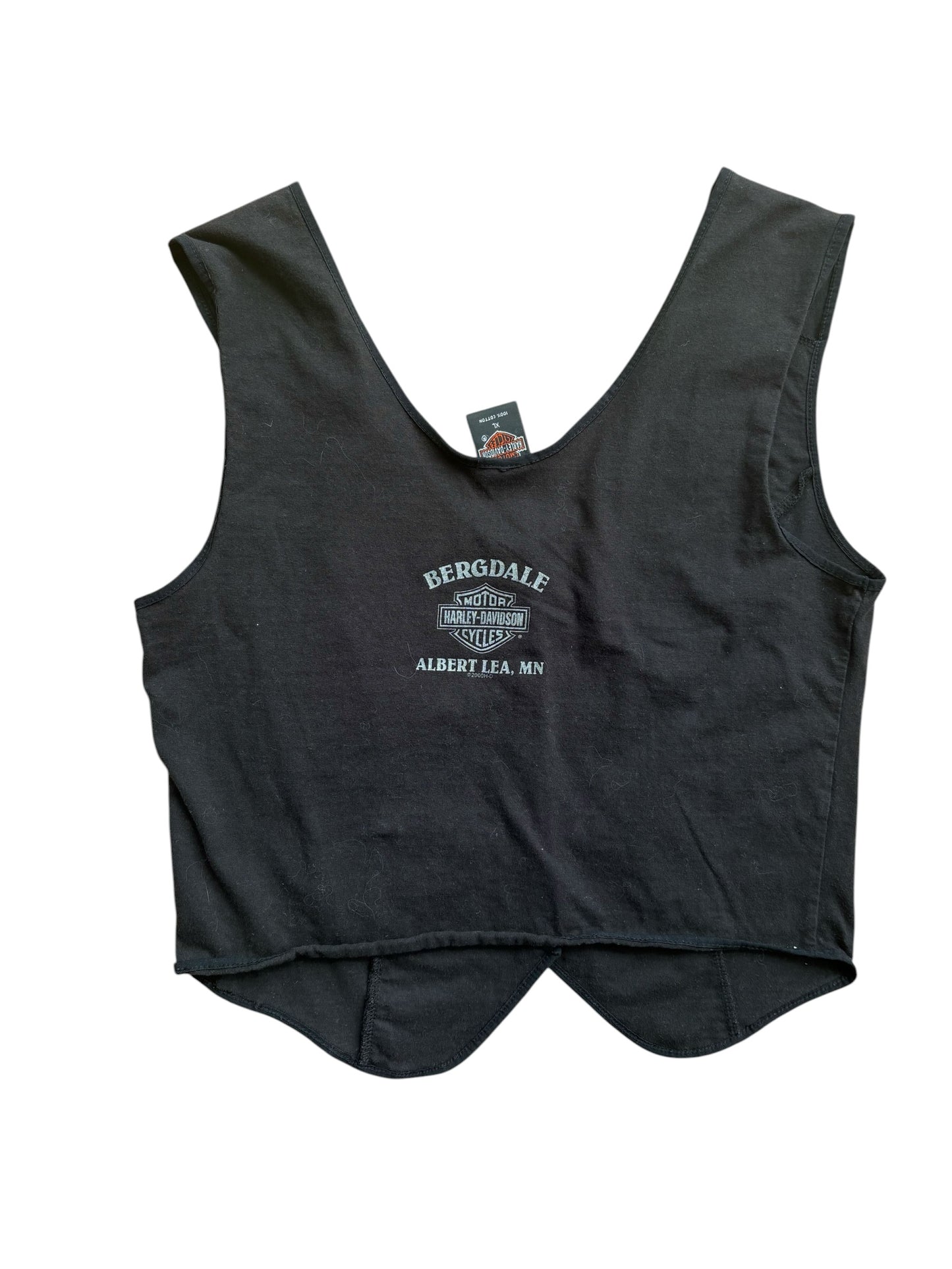 2000 Y2K VINTAGE HARLEY DAVIDSON BUTTON TANK (XL)