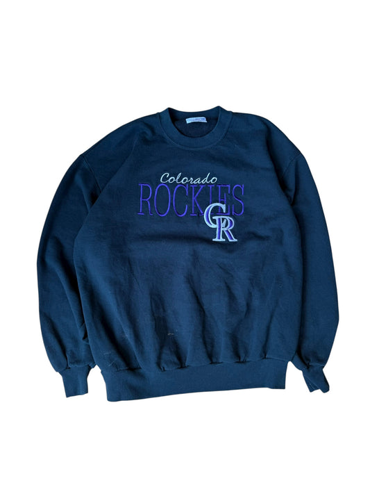 VINTAGE EMB. ROCKIES THE GAME CREW (XL)