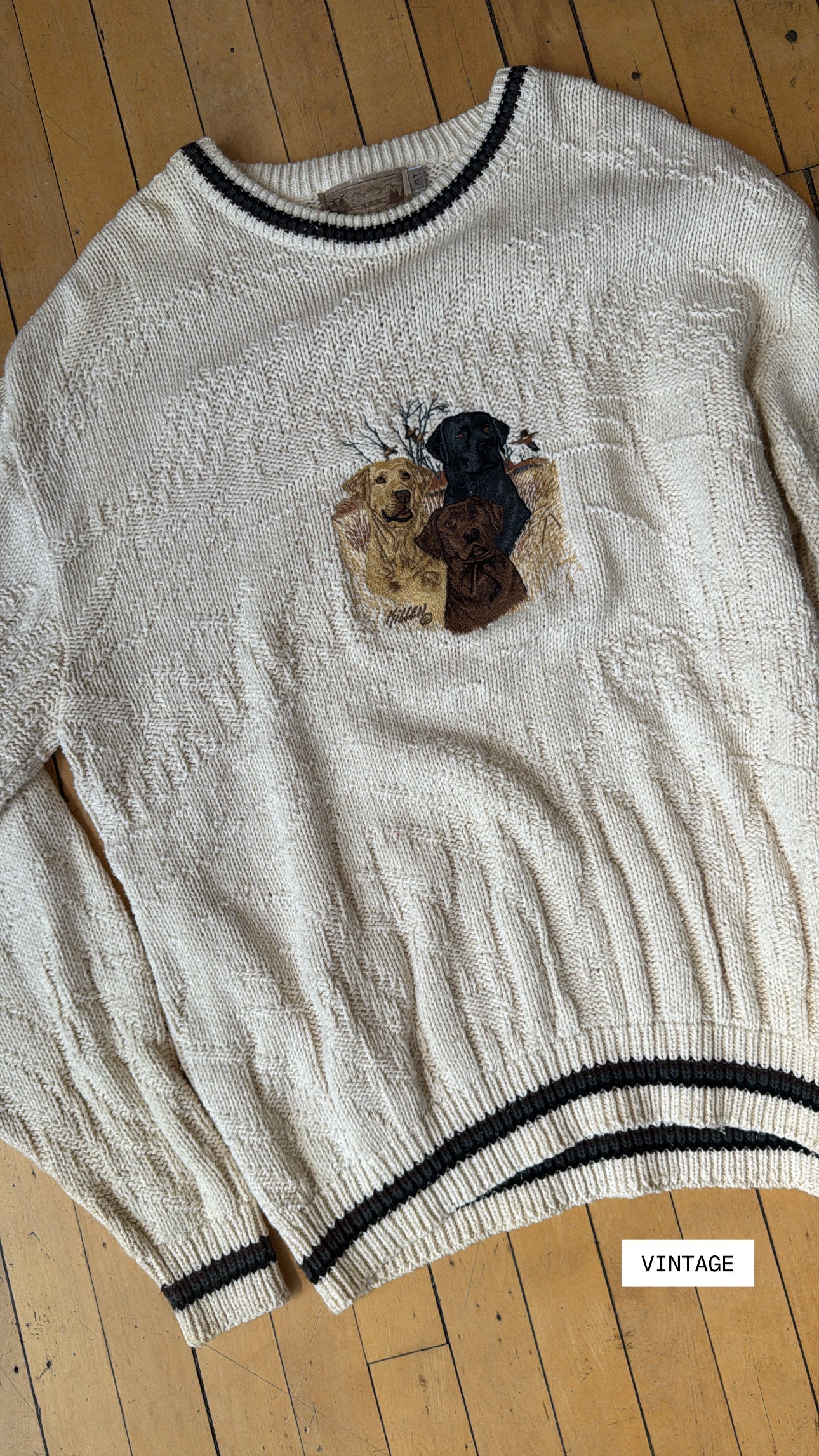 VINTAGE COTTON LAB SWEATERS (XLT)