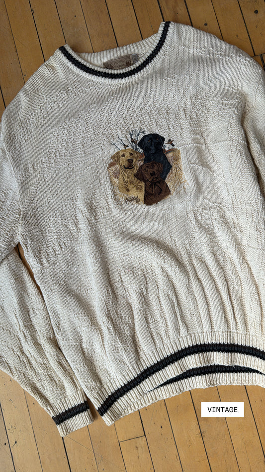 VINTAGE COTTON LAB SWEATERS (XLT)
