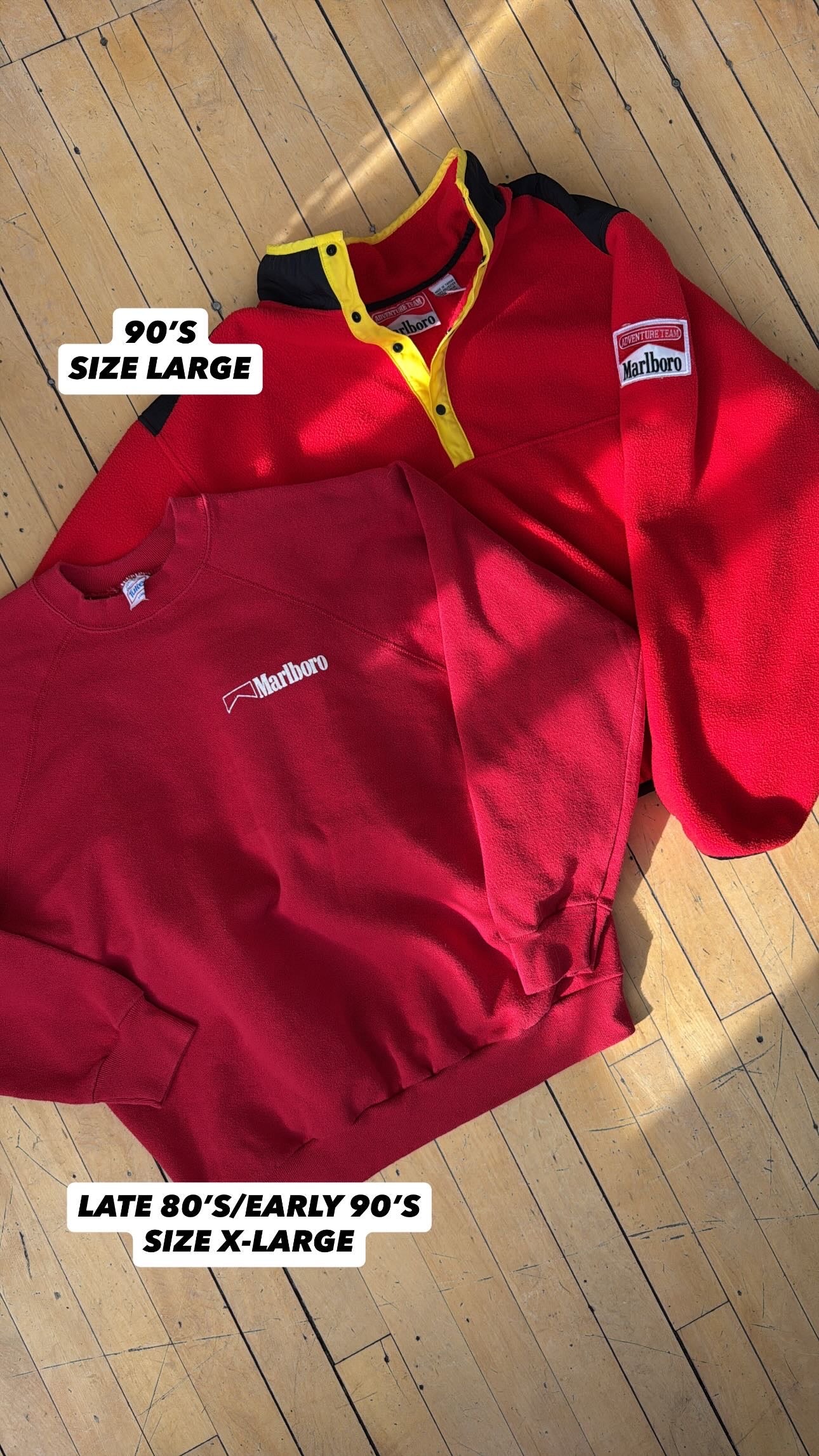 VINTAGE MARLBORO ADVENTURE TEAM FLEECE (L)